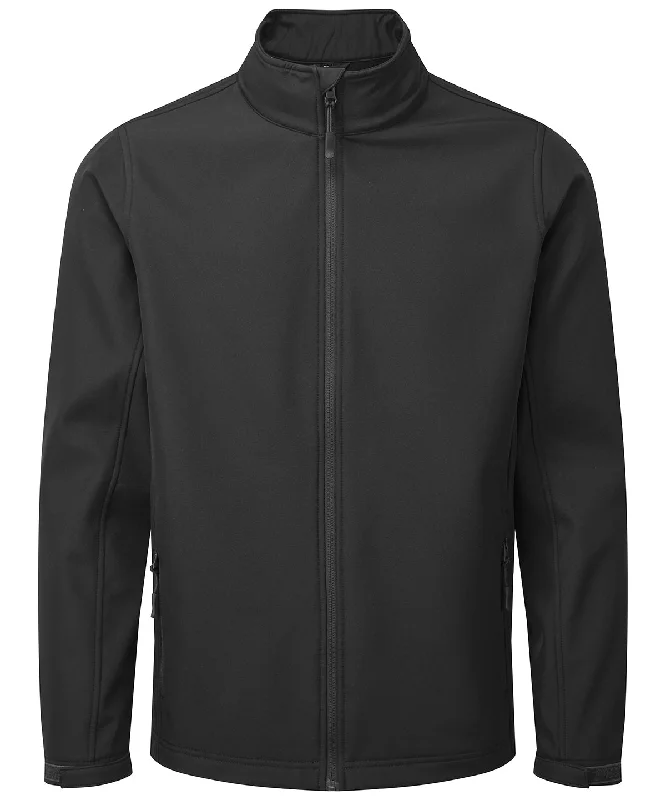 Branded JacketsBlack - Windchecker® printable and recycled softshell jacket