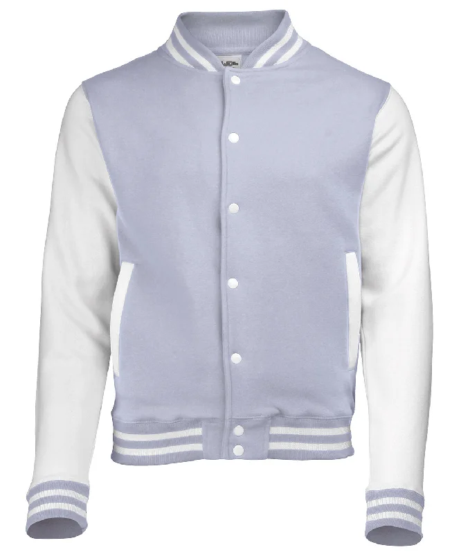 Painted JacketsHeather Grey/White - Varsity jacket