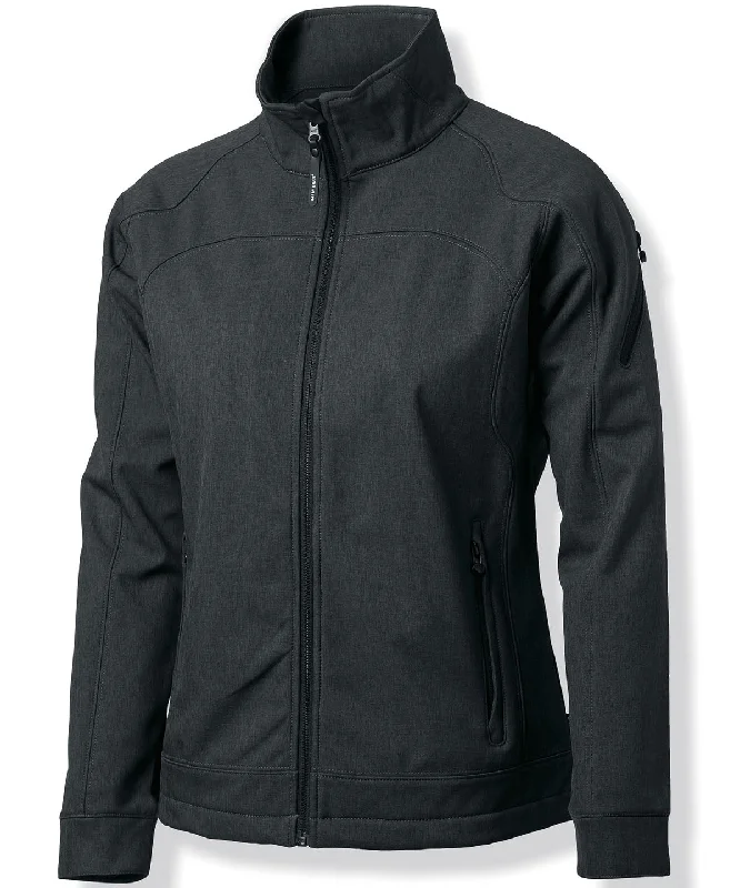 Glitter JacketsGrey Melange - Women’s Duxbury – fashionable performance softshell jacket