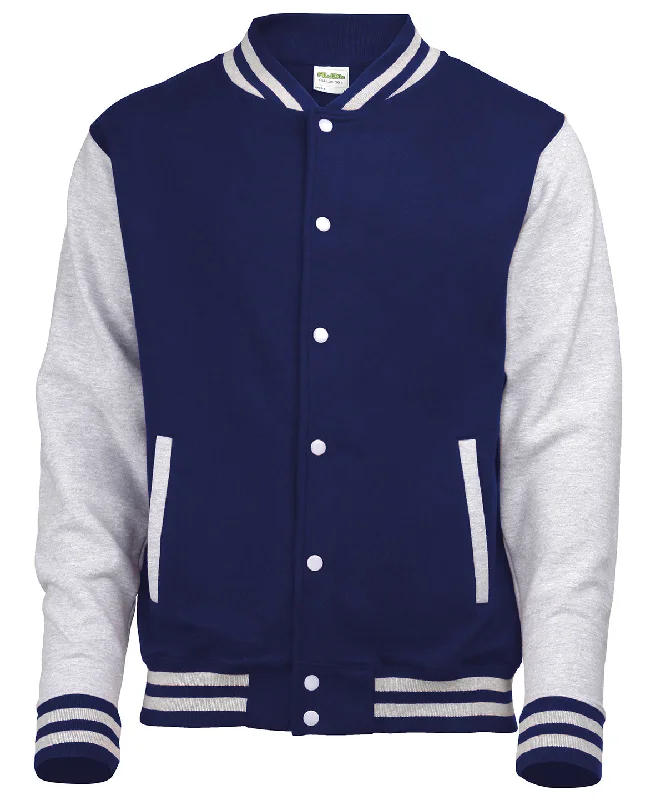 Collaborative JacketsOxford Navy/Heather Grey - Varsity jacket