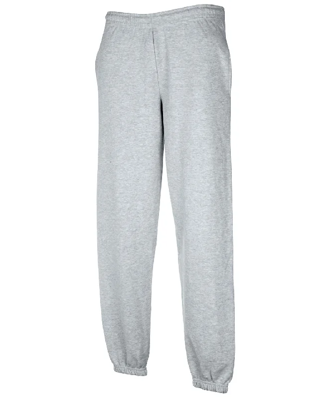 Faux Leather JacketsHeather Grey - Premium 70/30 elasticated sweatpants