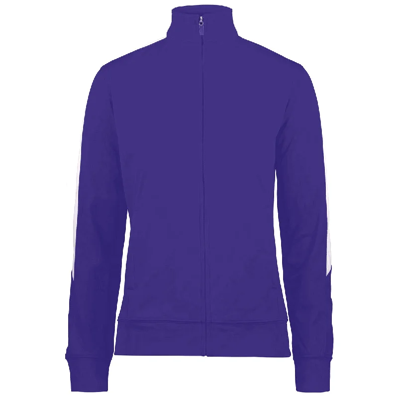 Artist JacketsAugusta Women's Purple/White Medalist Jacket 2.0