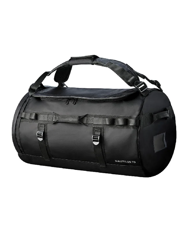 Artist JacketsBlack - Nautilus waterproof 70 litre duffle