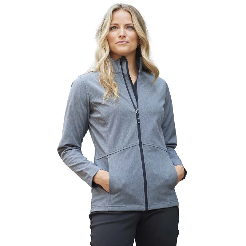 Cycling JacketsEdwards Women's Heather Grey Lightweight Soft Shell Jacket