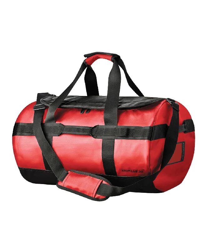 Pocketed JacketsBold Red - Nautilus waterproof 35 litre duffle