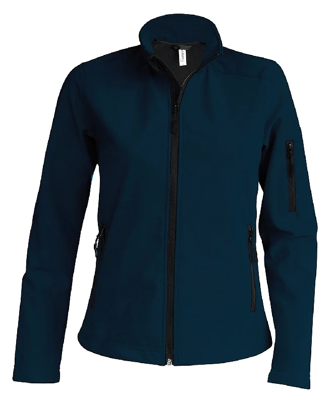 Lace-Up JacketsNavy - Ladies' softshell jacket