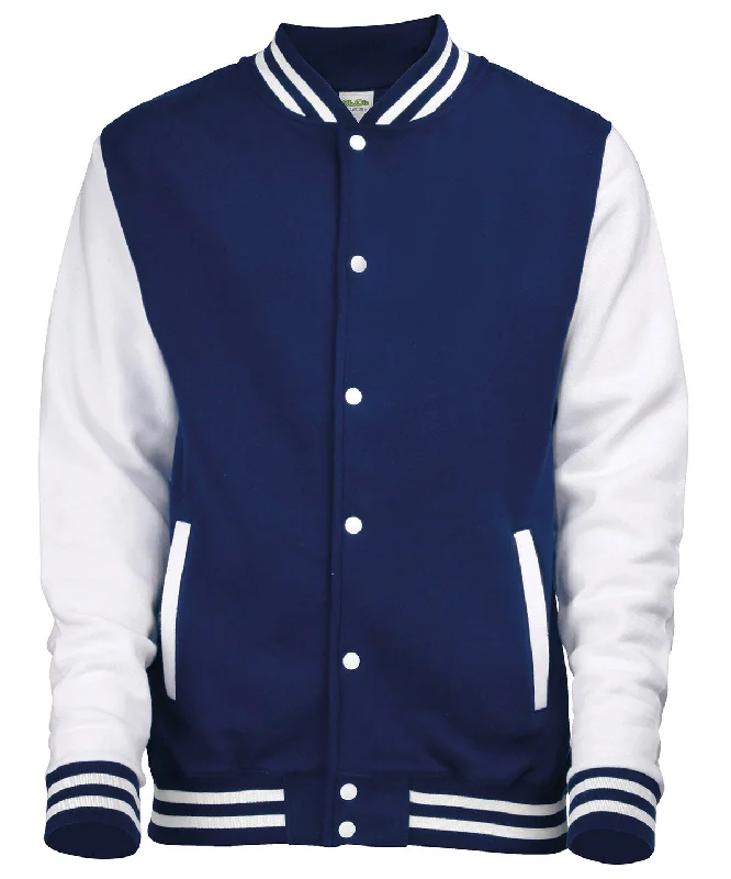 Retro JacketsOxford Navy/White* - Varsity jacket