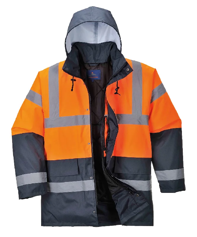 Punk JacketsOrange/Navy - Hi-vis traffic jacket (S466/S467)