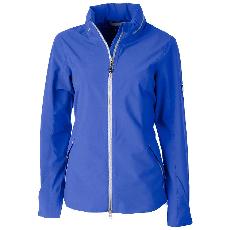 Varsity JacketsCutter & Buck Women's Chelan Vapor Water Repellent Stretch Full Zip Rain Jacket