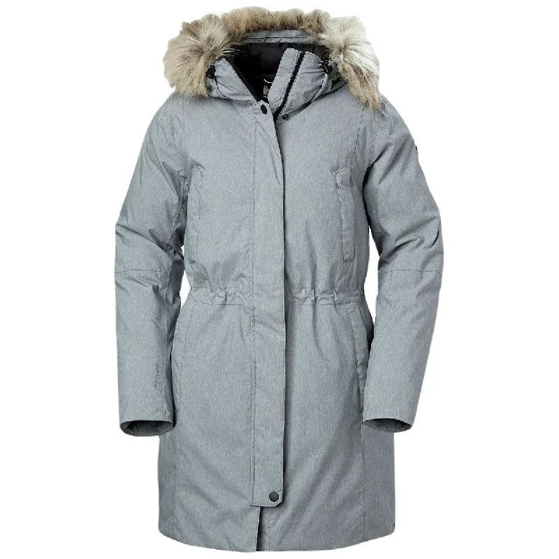 Collaborative JacketsHelly Hansen Women's Grey Melange Senja Insulated Winter Parka