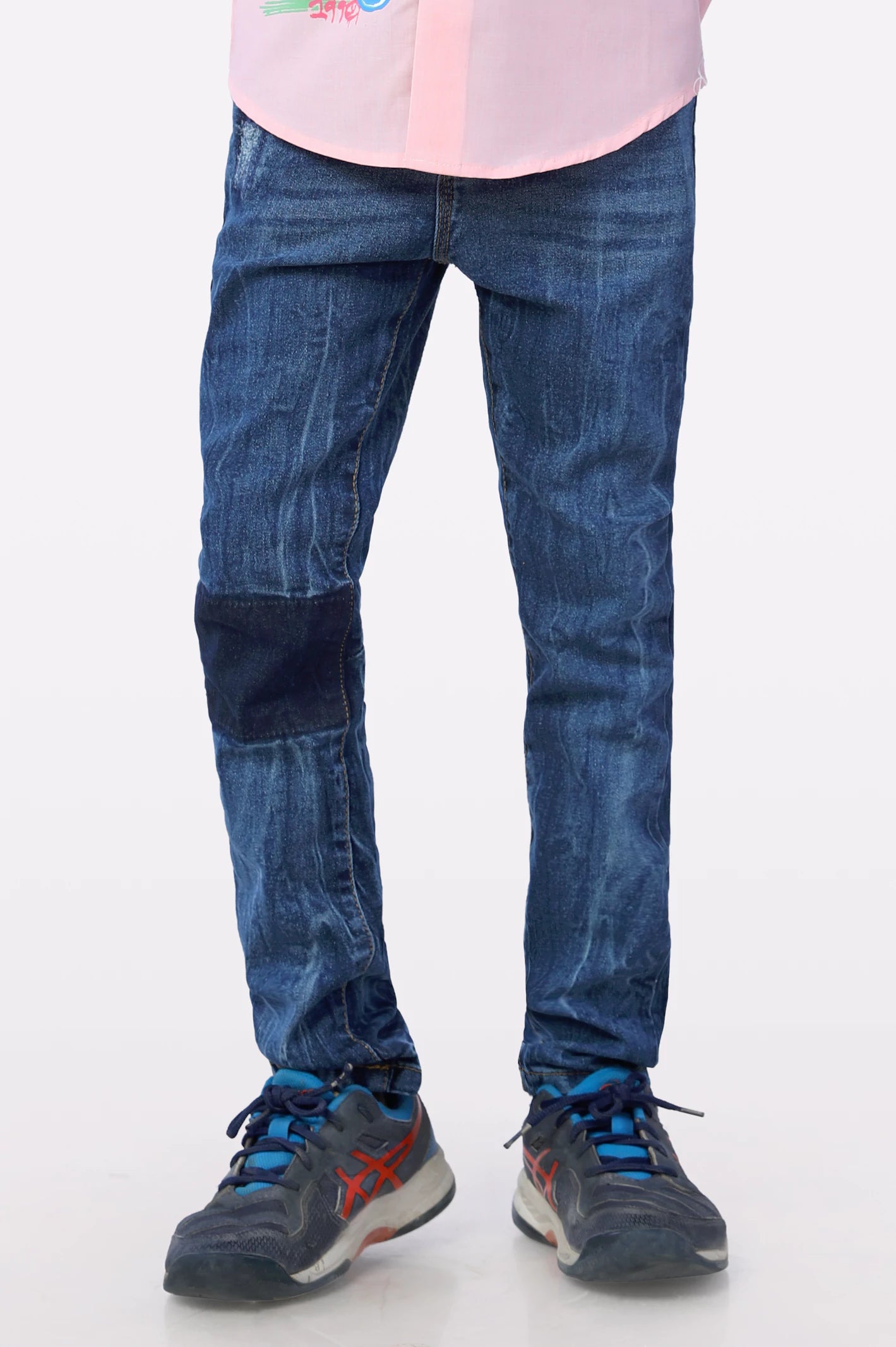 OverallBlue Slim Fit Denim Jeans