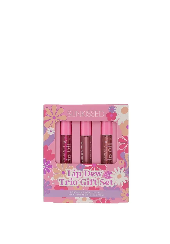 The Beauty Studio Sunkissed Lip Dew Trio Gift Set