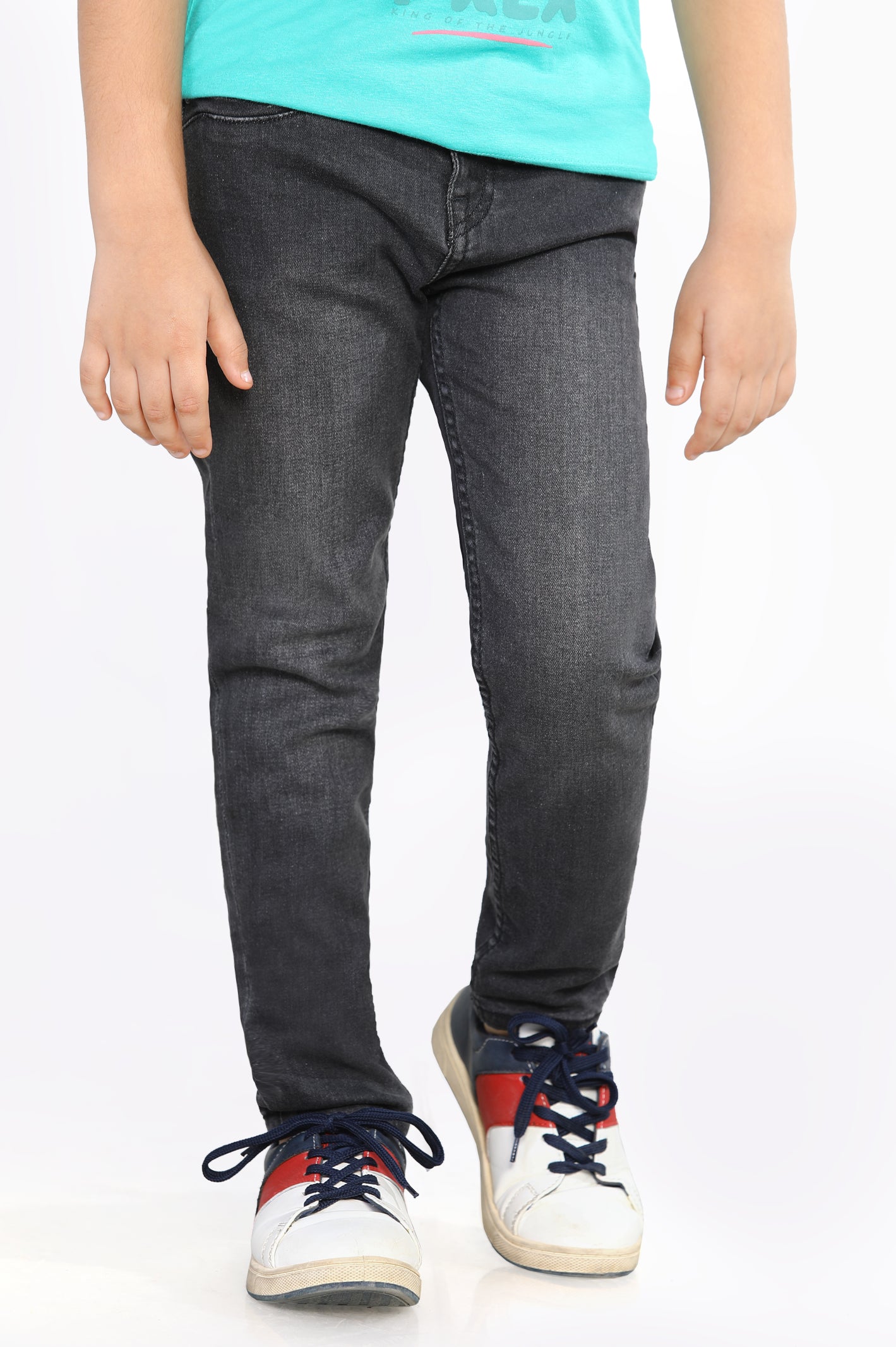 Cowboy shoesGrey Slim Fit Denim Jeans