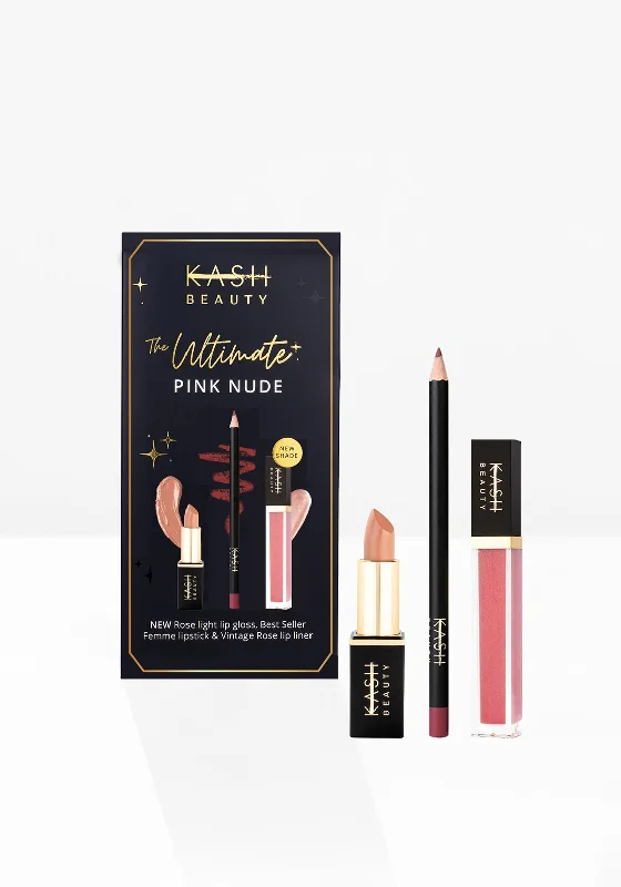 KASH  Beauty The Ultimate Pink Nude Lip Set