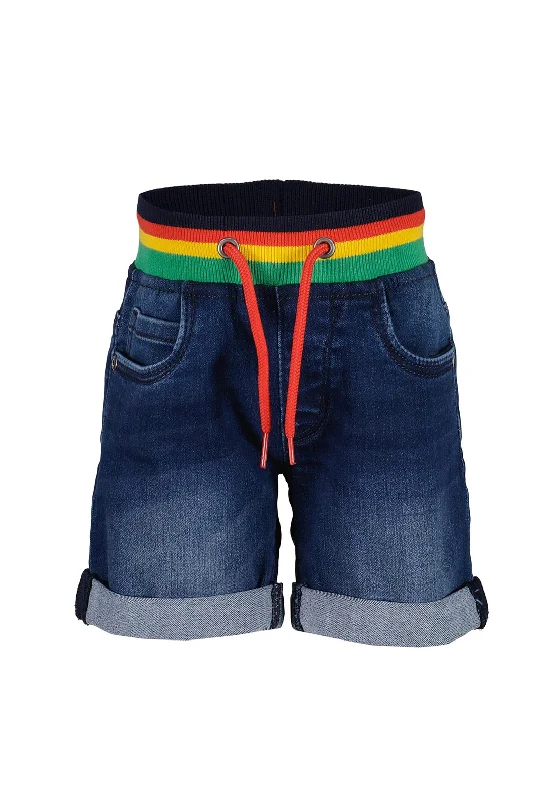 Punk denimBlue Seven Baby Boy Denim Short, Blue