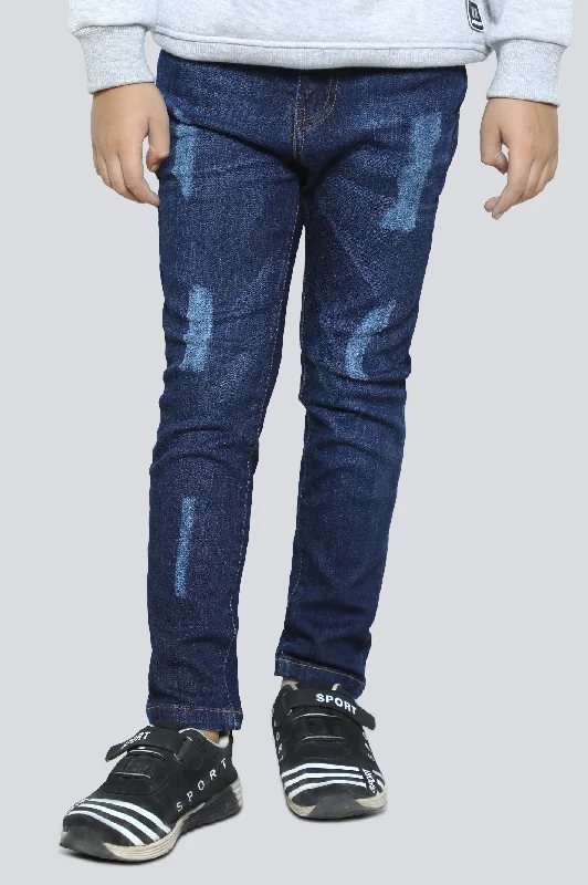 Denim dyeingBlue Slim Fit Denim Jeans