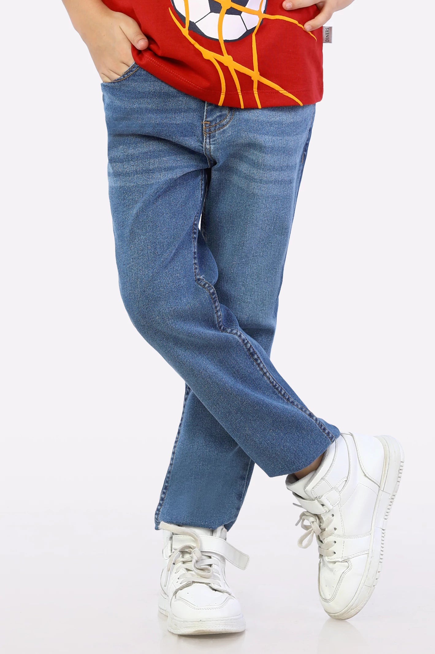 Cowboy scarfMedium Blue Relaxed Fit Denim Jeans