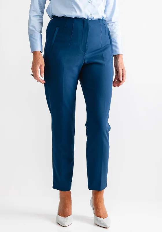 Denim jumpsuitGerry Weber Slim Leg Tailored Trousers, Denim Blue