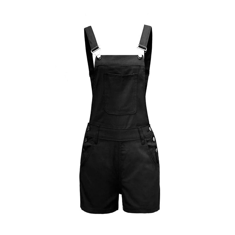 Uniqlo2019 Fashion Denim Overalls for Women Jumpsuit Female Denim Rompers Womens Playsuit Salopette Straps Overalls Shorts Rompers