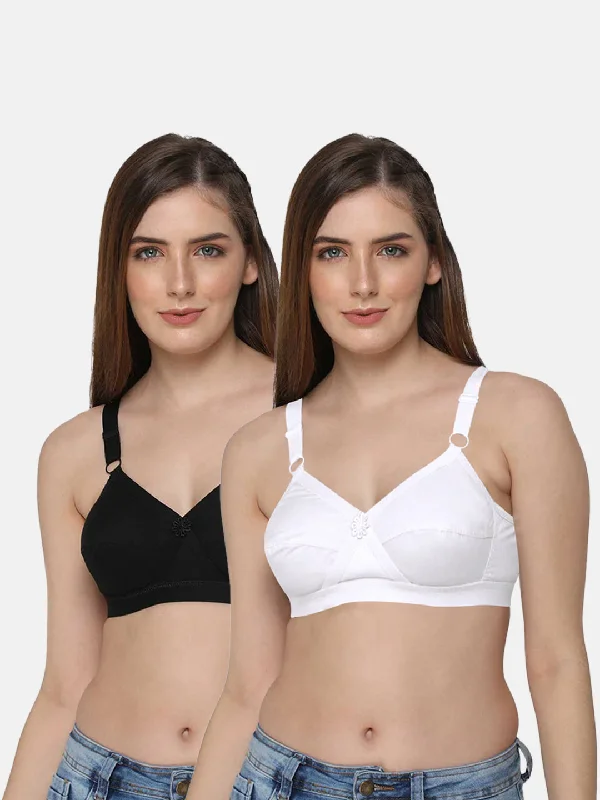 Intimacy Def-Bra Special Combo Pack – Supportive and Comfortable Full-Figure Bras for Enhanced Fit (C02)Sheer Shirts