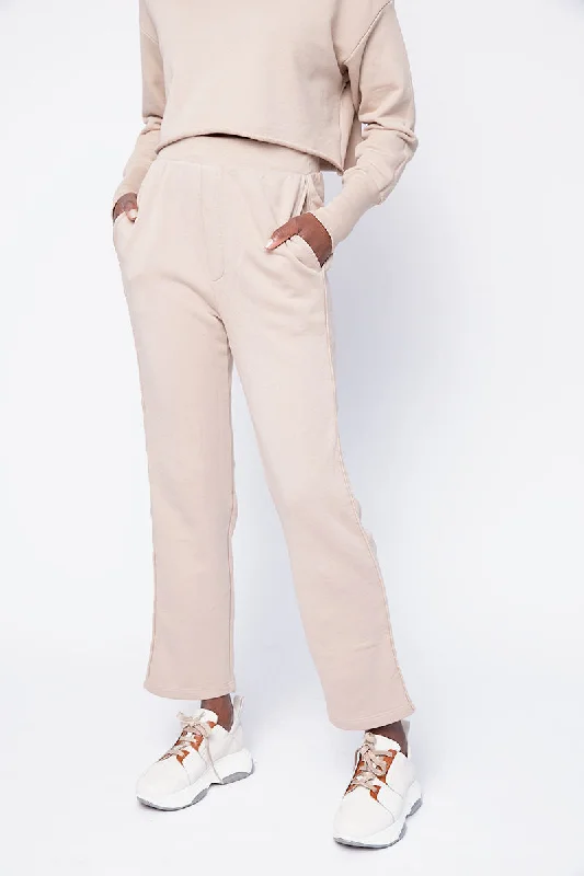 Stirrup PantsClarence Relaxed Track Pants in Bisquet