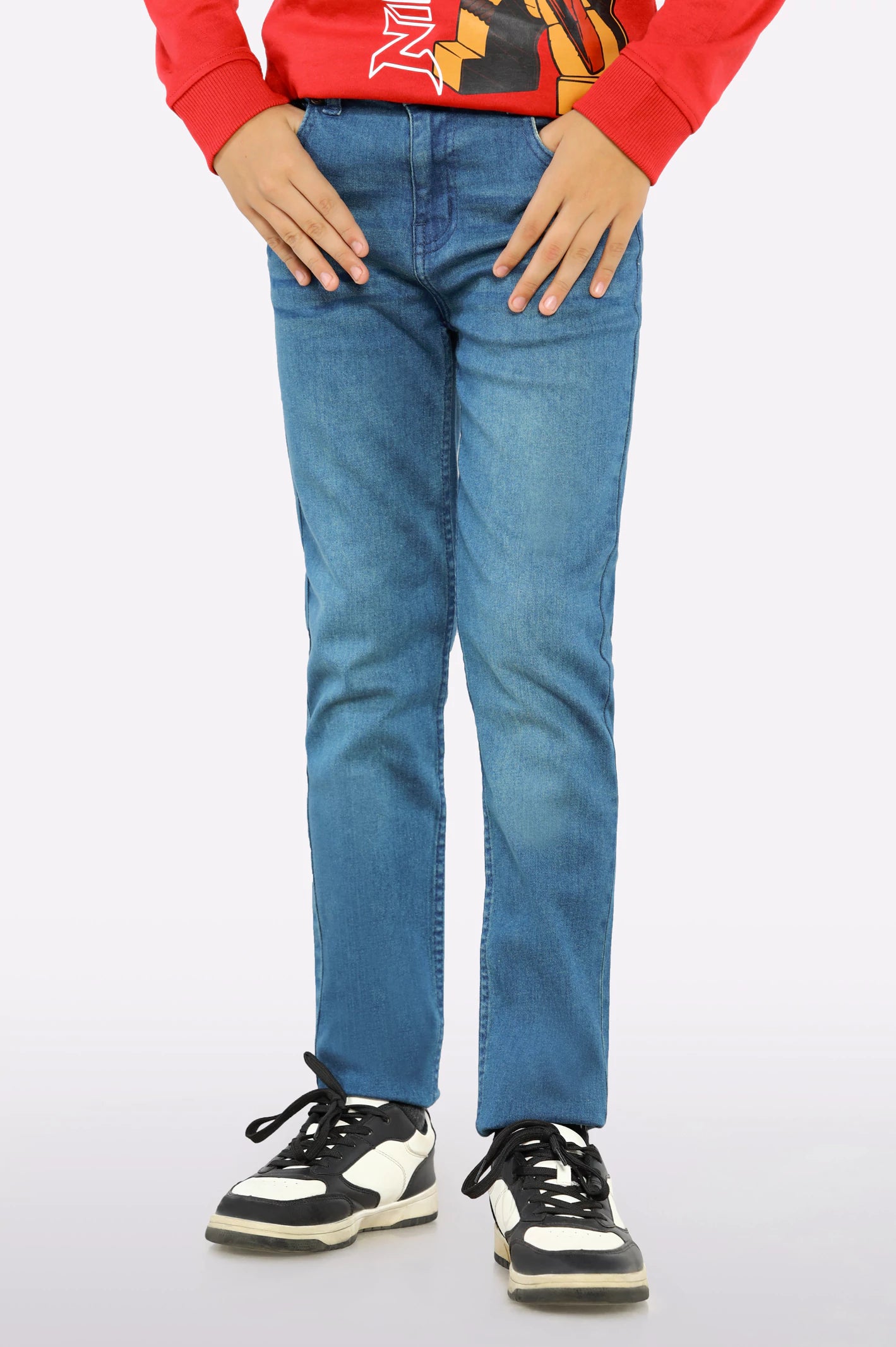 Cowboy legendDark Blue Denim Jeans For Boys