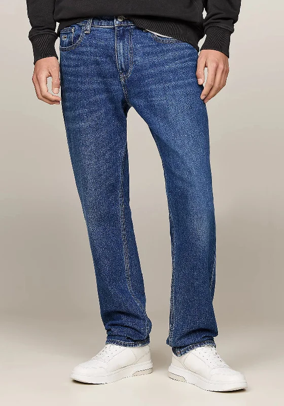 Denim pleatsTommy Jeans Ryan Straight Leg Jeans, Denim Dark