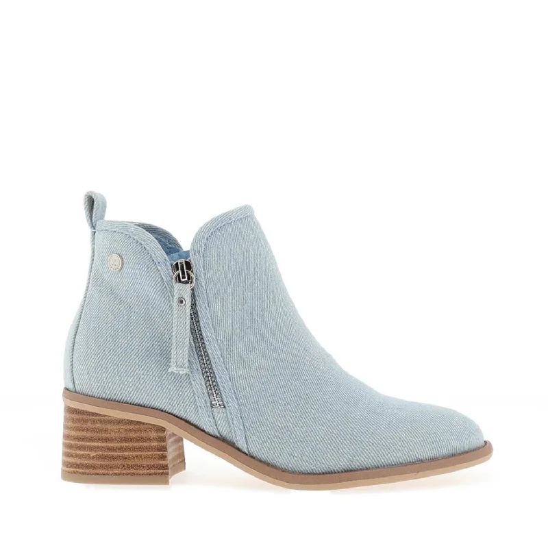 Denim jacketXti Womens Denim Western Ankle Boots, Jeans