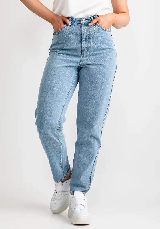 Levi'sVero Moda Zoe Mom Jeans, Light Blue Denim