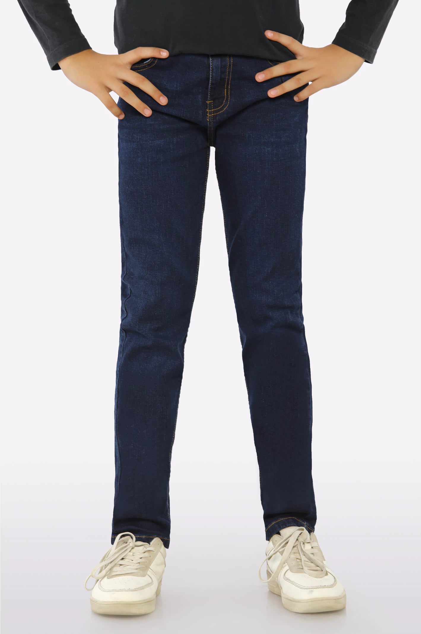 Denim laceDark Blue Denim Jeans For Boys