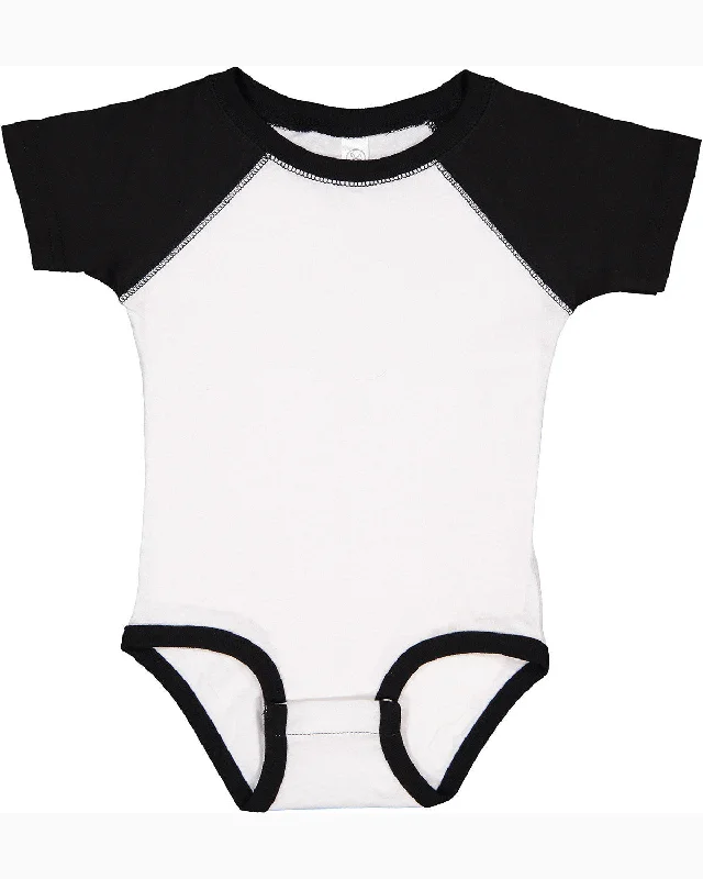 Rabbit Skins RS4430 Infant Baseball BodysuitPunk Shirts