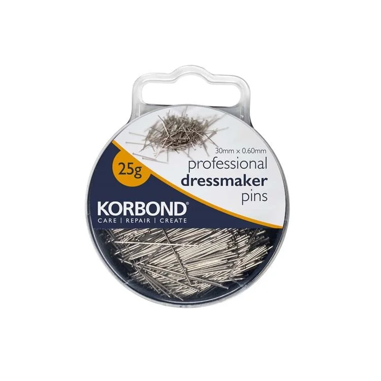 Korbond Professional Dressmaking Pins, SilverKimono Dress