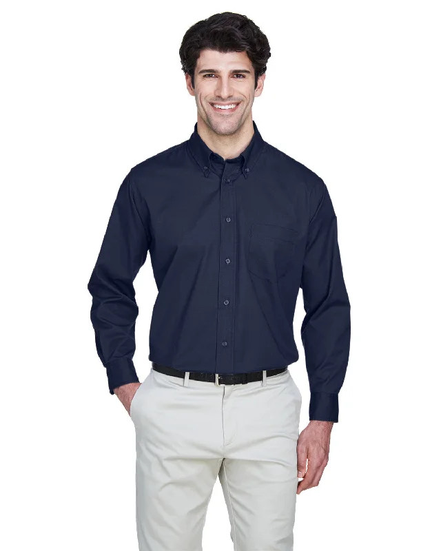 UltraClub 8975 Men's Whisper TwillRecycled Fabric Shirts