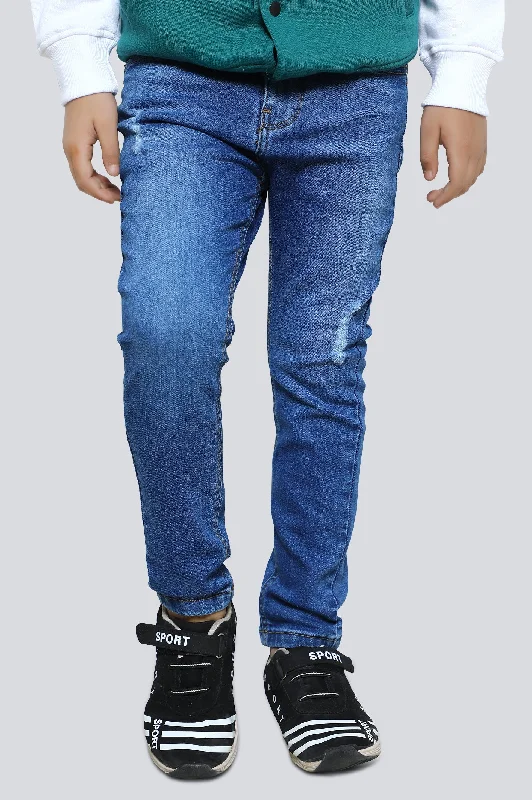 Cowboy museumMedium Blue Slim Fit Denim Jeans