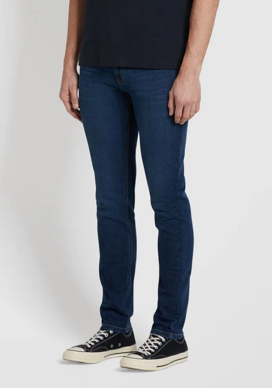 Denim suspendersFarah Drake Skinny Jeans, Mid Denim