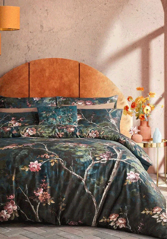 Graham & Brown Night Garden Duvet Cover Set, Navy