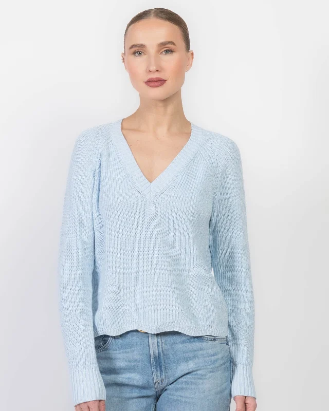 Shaker V-Neck SweaterKnitted Sweater