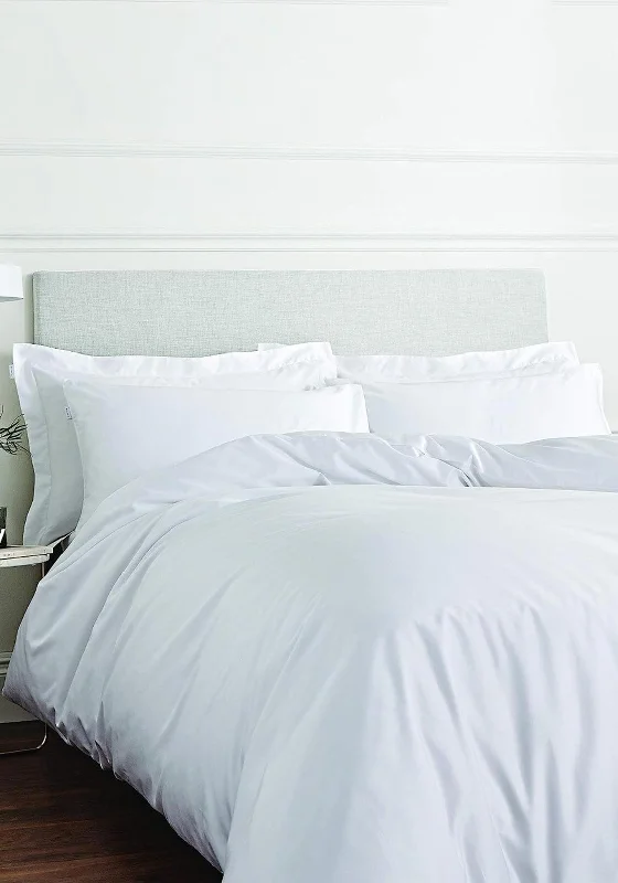 Bianca Home 400 Thread Count Cotton Sateen Duvet Set, White