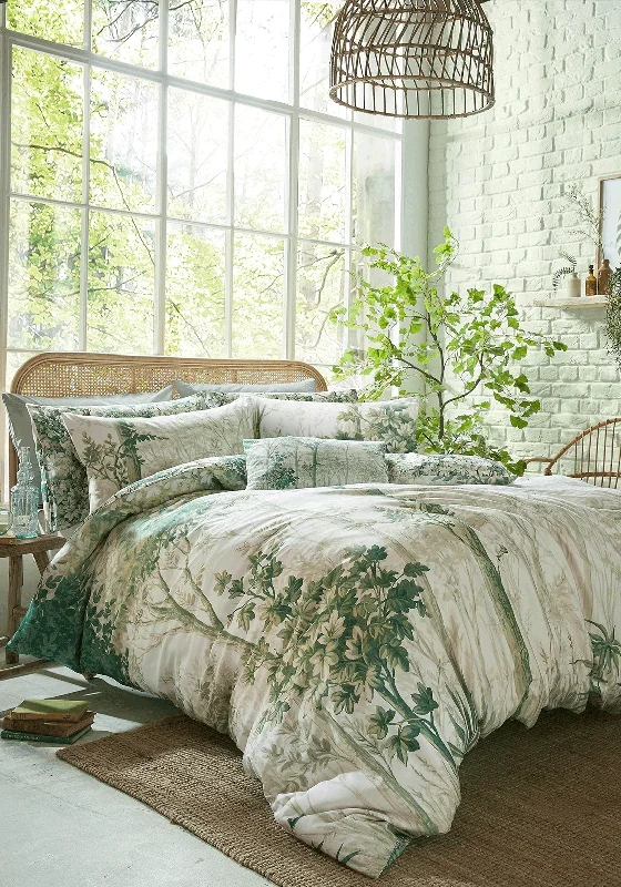 Graham & Brown Coppice Forest Duvet Cover Set, Sage