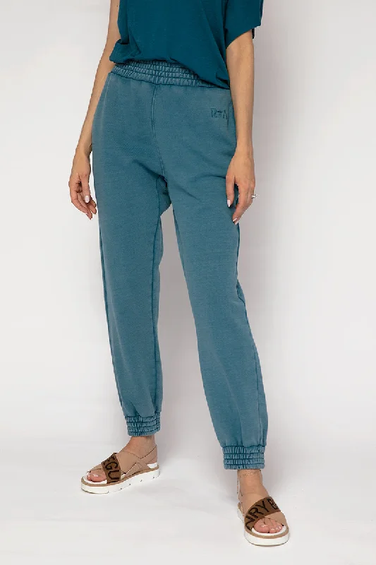 Polka-dot PantsSydney Sweatpants in Aqua Blue