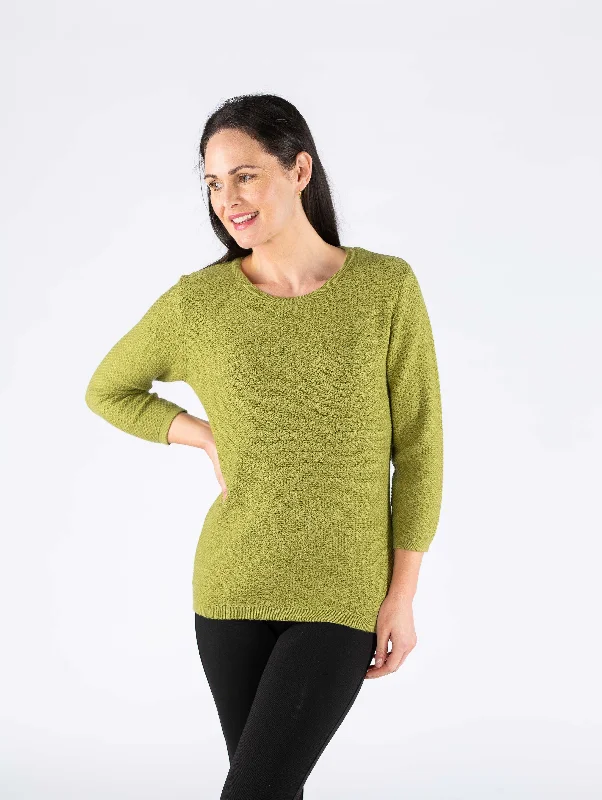 Texture Pattern JumperKnit Ribbed