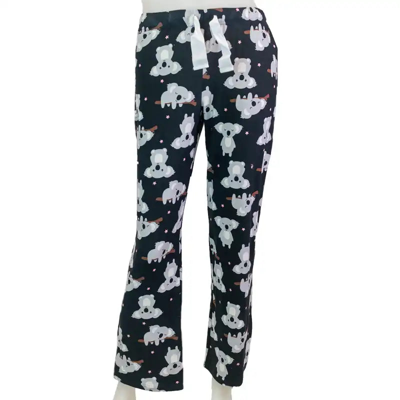 Straight-legDKR Women's Koala Sleep Pants