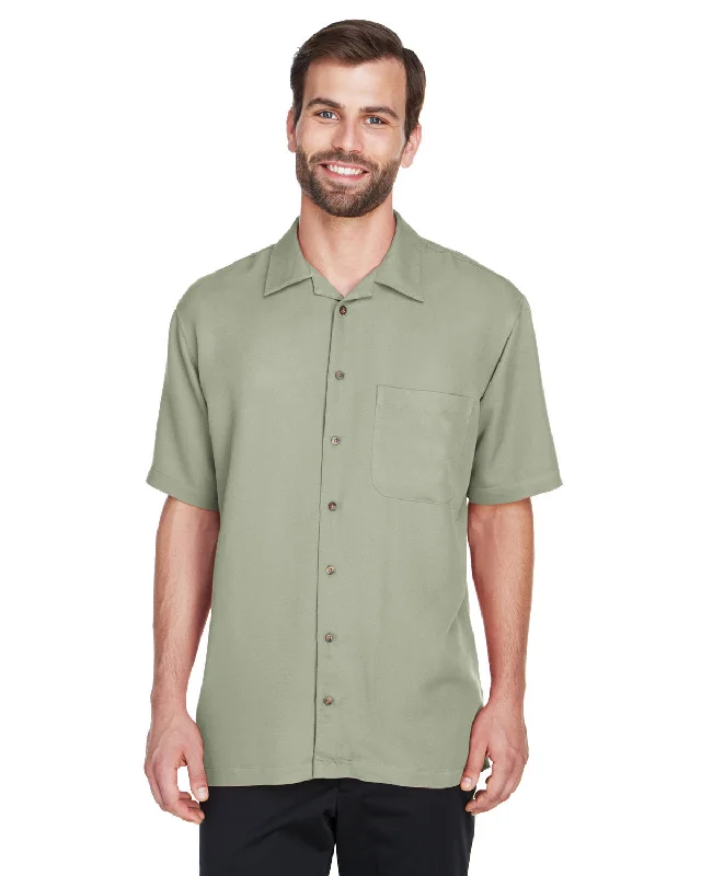 UltraClub 8980 Men's Cabana Breeze Camp ShirtCashmere Shirts