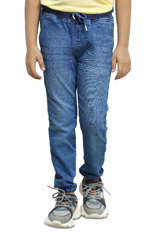 Denim with hatBlue Relaxed Fit Denim Jeans