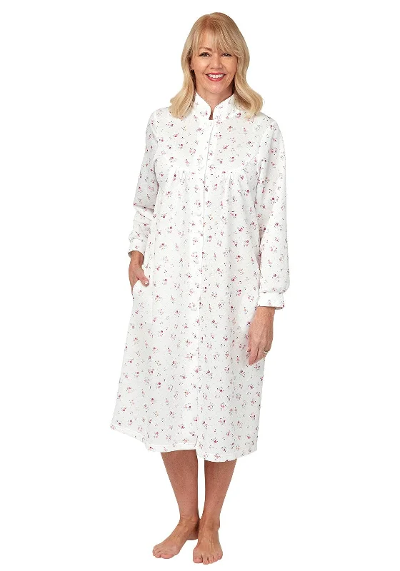 Marlon Quilted Floral Nightdress, PinkBusiness Dress