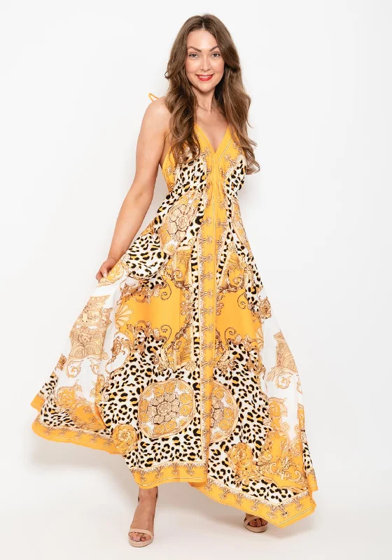 Seventy1 Handkerchief Maxi Dress, Yellow MultiFormal Dress