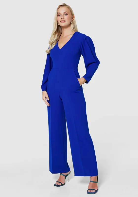 Closet London Wide Leg Jumpsuit, Royal Blue