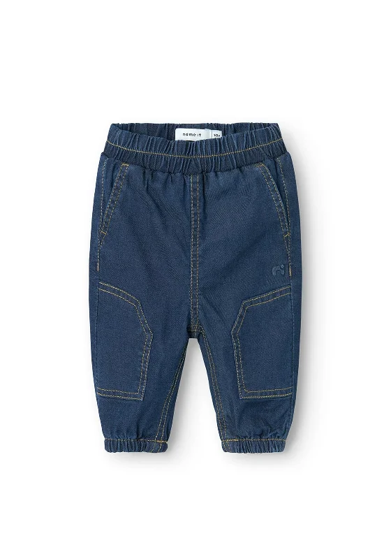 Calvin KleinName It Baby Boy Ben Jeans, Dark Blue Denim