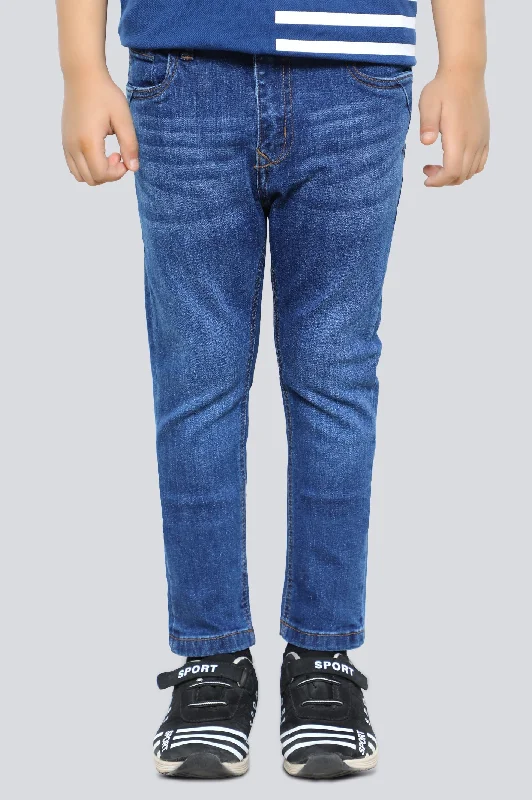 Cowboy scarfMedium Blue Slim Fit Denim Jeans