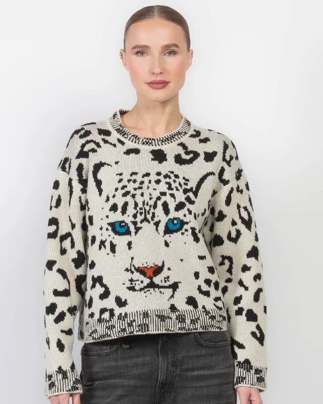 Snow Leopard SweaterKnitted Formal